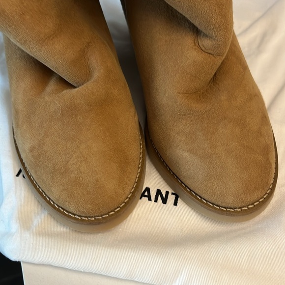 Isabel Marant Totam Shearling Wedge Boots 40 NWOT. - Picture 2 of 4